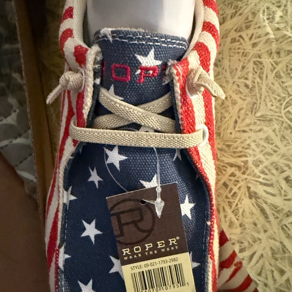 Roper Red and Blue Patriotic Sneakers